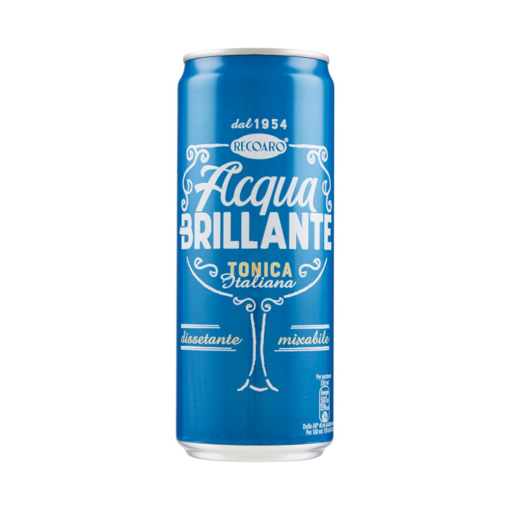 Recoaro Acqua Brillante · lattina